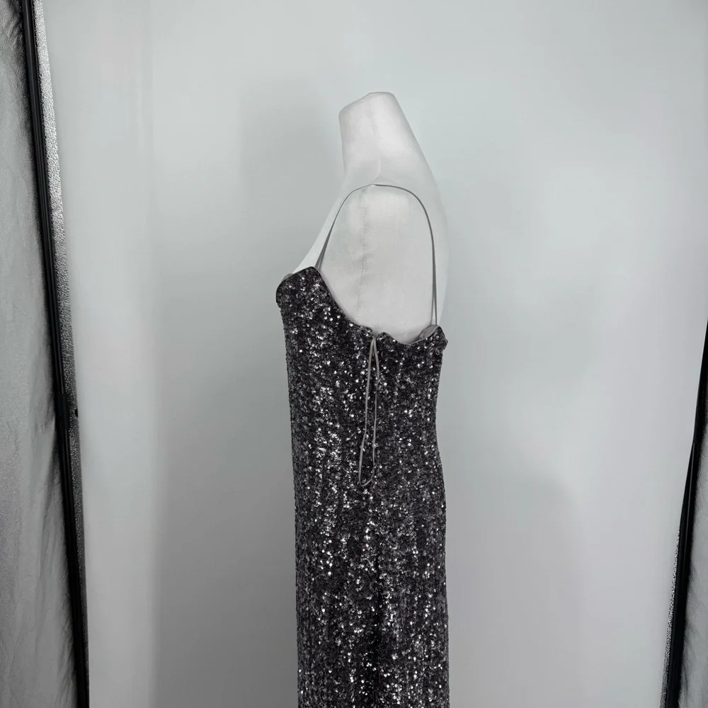NWT J.Crew Collection Sequin floor-length slip dress